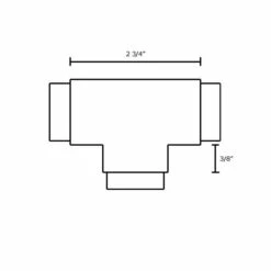 Flush Tee Hand Rail Fitting - Brushed Stainless Steel - 2" OD 9 Flush Tee Hand Rail Fitting - Brushed Stainless Steel - 2" OD -PourLab Zone 76962 2 p brass arm fitting b4 1 83020.1590772065