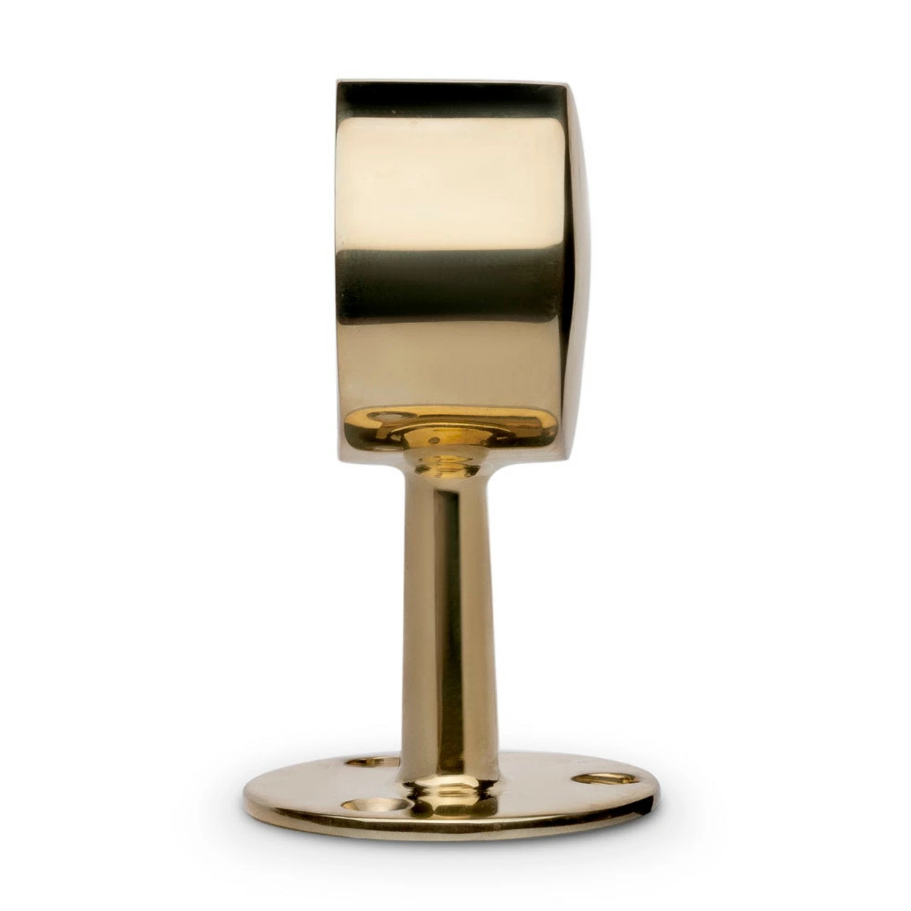 Center Post End Cap - Polished Brass - 2" OD 4 Center Post End Cap - Polished Brass - 2" OD - Image 2