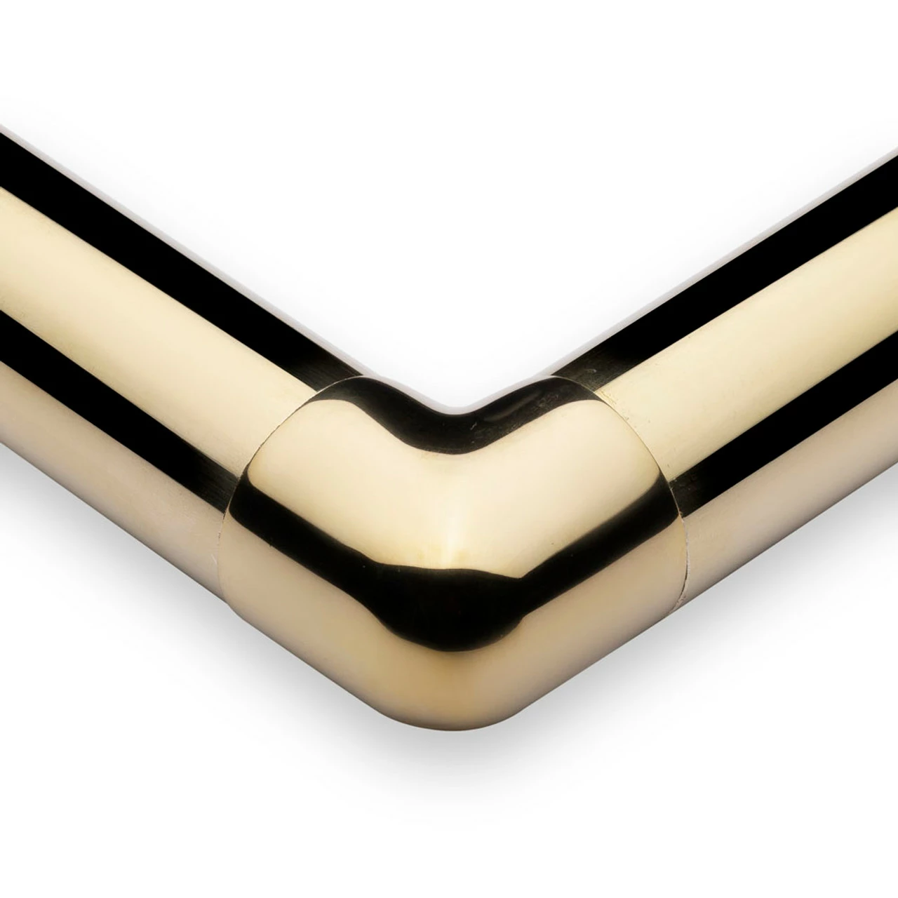 Flush Elbow Fitting 90 Degree - Polished Brass - 1.5" OD 5 Flush Elbow Fitting 90 Degree - Polished Brass - 1.5" OD - Image 3