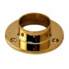 3" Wall Flange - Polished Brass - 1.5" OD