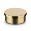 Flush Flat End Cap - Polished Brass - 1.5" OD -PourLab Zone 8026 Flush Flat End Cap Polished Brass 1 pt 5 OD 1 42573.1598455291