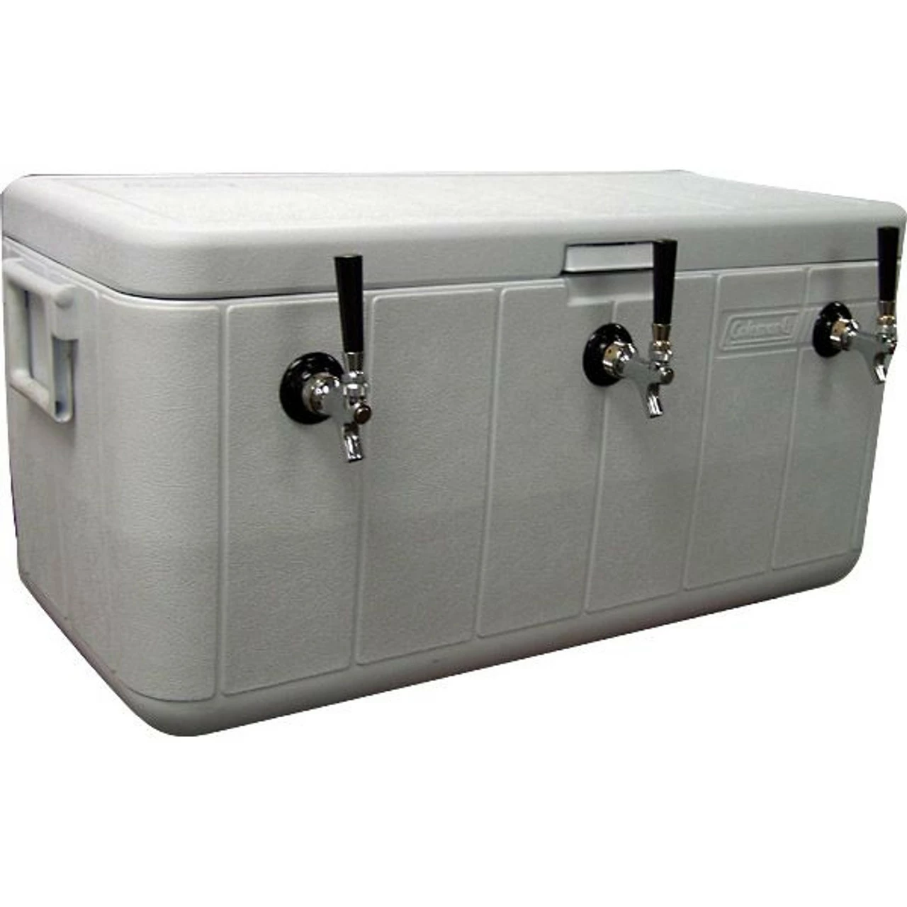 Triple Faucet Jockey Box - 120' Coils - Faucet Hardware Kit 3 Triple Faucet Jockey Box - 120' Coils - Faucet Hardware Kit