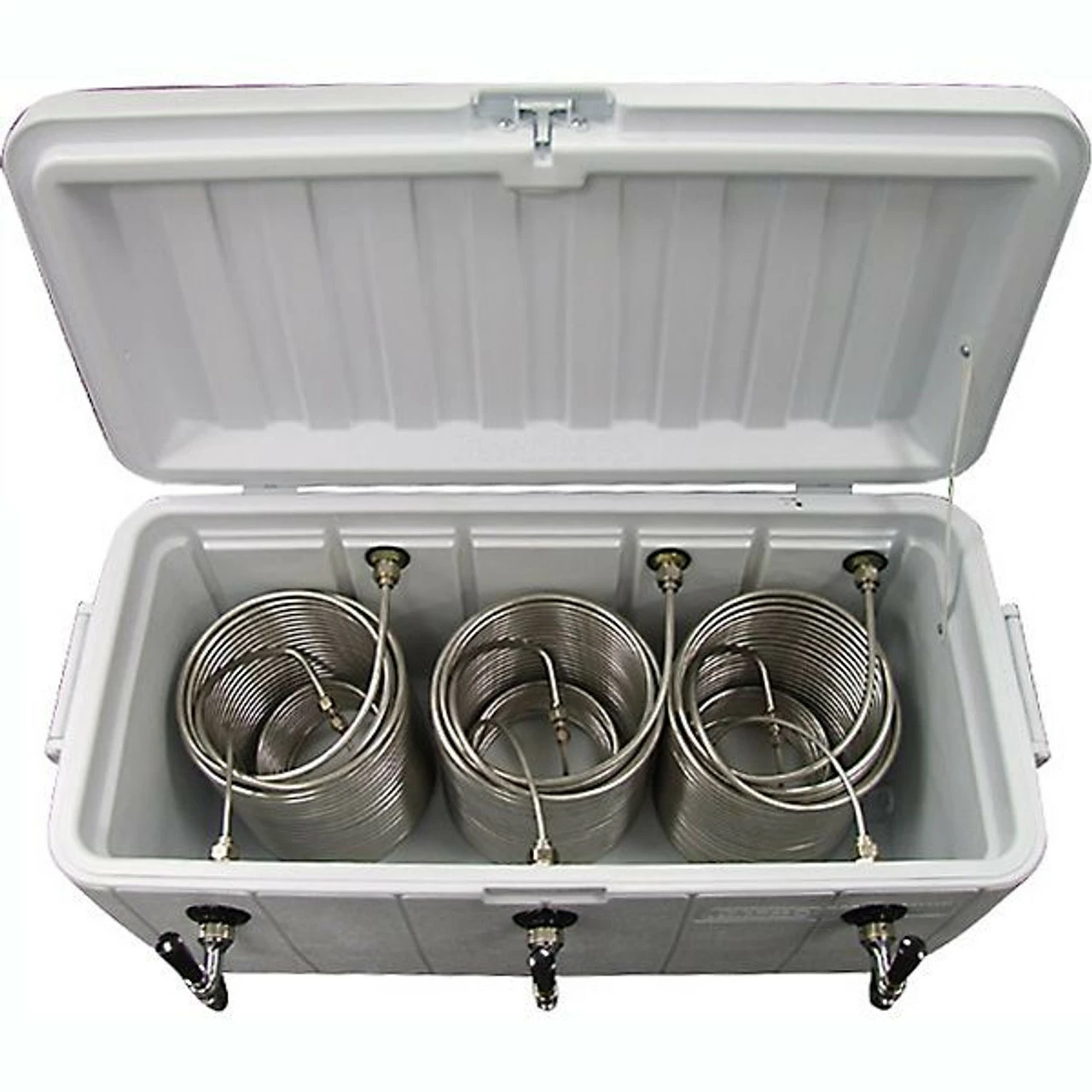 Triple Faucet Jockey Box - 120' Coils - Faucet Hardware Kit 5 Triple Faucet Jockey Box - 120' Coils - Faucet Hardware Kit - Image 3