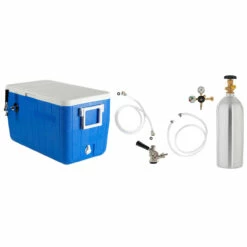 Single Faucet Jockey Box - 50' Coil - Complete Kit