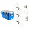 Triple Faucet Jockey Box - 70' Coils - Complete Kit Without CO2 Tank -PourLab Zone 8370coolerkit 001 1 64703.1590768659