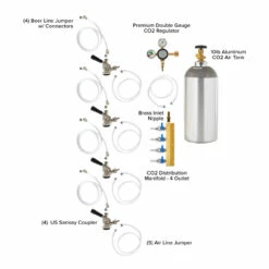 Four Faucet Jockey Box - 70' Coils - Complete Kit 9 Four Faucet Jockey Box - 70' Coils - Complete Kit -PourLab Zone 8470coolerkit tank 003 82777.1590768675