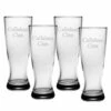 Grand Pilsner Glasses - Set Of 4 (Free Personalization)