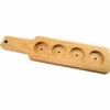 Beer Tasting Wooden Flight Serving Paddle