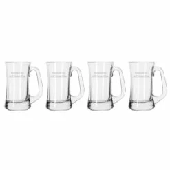 Scandinavia Beer Mugs - Set Of 4 (Free Personalization) -PourLab Zone 9030 scandinavia beer mugs set of 4 01b 29709.1590764800