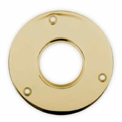 5" Heavy Duty Floor / Ceiling Flange - Polished Brass - 2" OD -PourLab Zone 918 2P 5 Heavy Duty Floor Ceiling Flange Polished Brass 2 OD 03 77544.1605213584