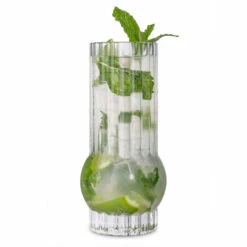 PourLab Zone -PourLab Zone 9540 Viski Deco Crystal Highball Cocktail Glasses Set of 2 13 oz 02 21662.1603205997