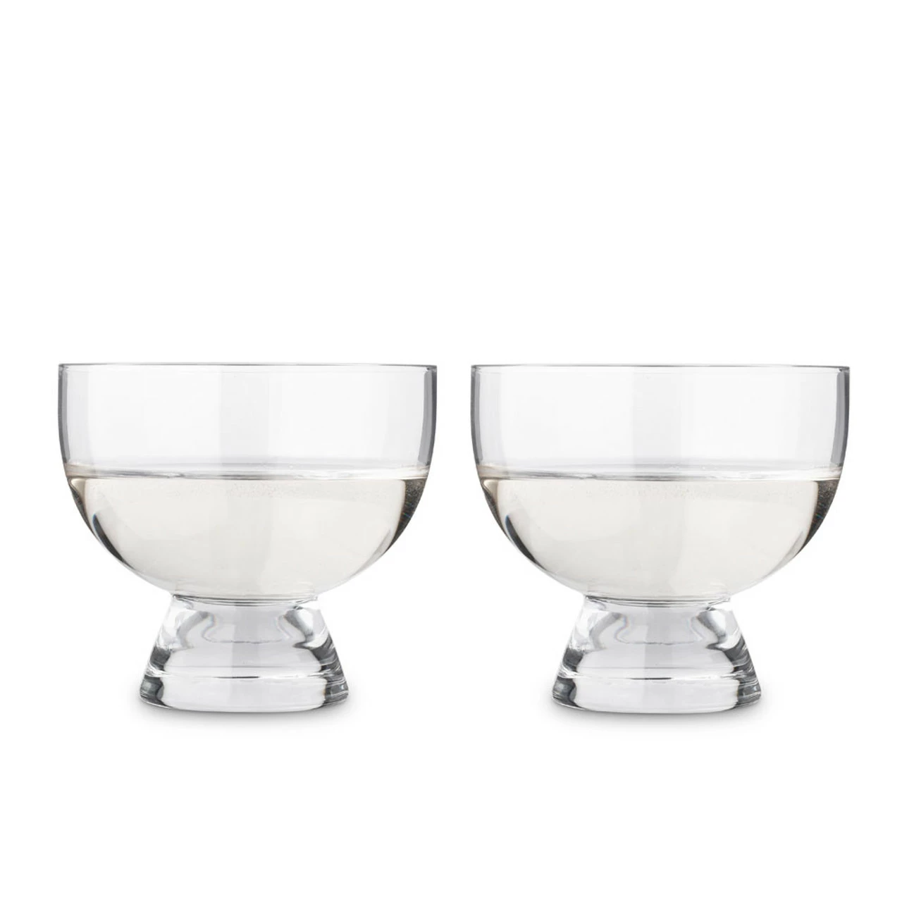 Viski Crystal Footed Mezcal Glasses - Set Of 2 - 6 Oz 3 Viski Crystal Footed Mezcal Glasses - Set Of 2 - 6 Oz
