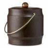 Retro Bruno Brown Keg Shaped Ice Bucket With Matching Lid & Gold Handle - 3 Qt 1 Retro Bruno Brown Keg Shaped Ice Bucket With Matching Lid & Gold Handle - 3 Qt -PourLab Zone 996 1 Retro Bruno Brown Keg Shaped Ice Bucket with Matching Lid Gold Handle 3 Qt 02 59965.1652455888