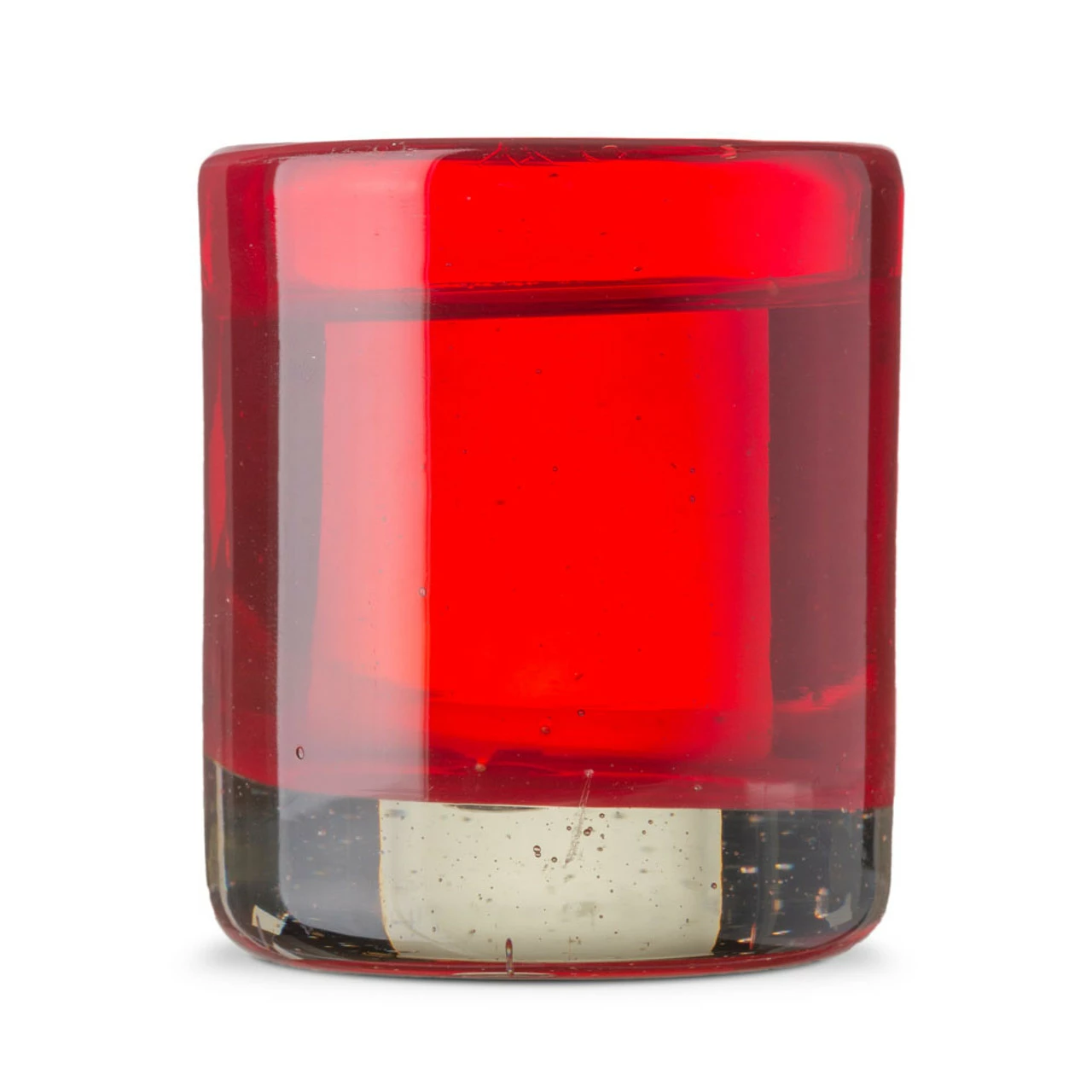 Mezcal Shot Glasses - Hand Blown Fire Red Glass - 1.5 Oz - Set Of 6 5 Mezcal Shot Glasses - Hand Blown Fire Red Glass - 1.5 Oz - Set Of 6 - Image 3