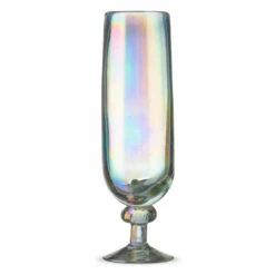 Hand-Blown Fluted Pearl Champagne & Mimosa Glasses - 12 Oz - Set Of 2 -PourLab Zone A10067 1 Hand Blown Fluted Pearl Champagne and Mimosa Glasses 6 oz Set of 2 1 32571.1612823326