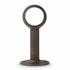 Rounded Center Post Bracket - Antique Bronze - 2" OD -PourLab Zone ABRZ 76366 2 Rounded Center Post Bracket Antique Bronze 2 Inch OD 02 37558.1650558121