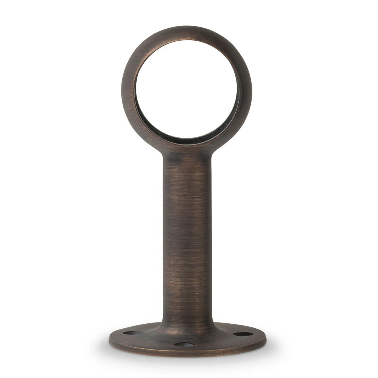 Rounded Center Post Bracket - Antique Bronze - 2" OD - Image 3