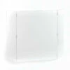 Hinged Free-Standing Protective Clear Acrylic Divider Shield - 28"W X 34"H -PourLab Zone AG34 60709.1612466262
