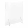 Self-Standing Protective Clear Acrylic Divider Shield - For Counters, Tables & Bars - 30"W X 32"H -PourLab Zone AGS30 89860.1612466288