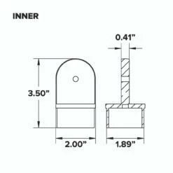Adjustable Flush Elbow - Gunmetal Grey - 2" OD -PourLab Zone Adjustable Elbow Inner 18401.1605795500