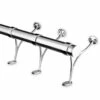 Polished Stainless Steel Bar Foot Rail Kit -PourLab Zone BARRAIL KIT PS 6FT 6 Ft Bar Foot Rail Kit Polished Stainless Steel 1 02322.1599146004
