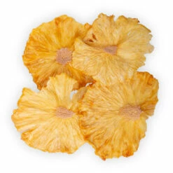 Blue Henry Dehydrated Pineapple Cocktail Garnish - Dried Pineapple Wheels - 3 Oz Pouch