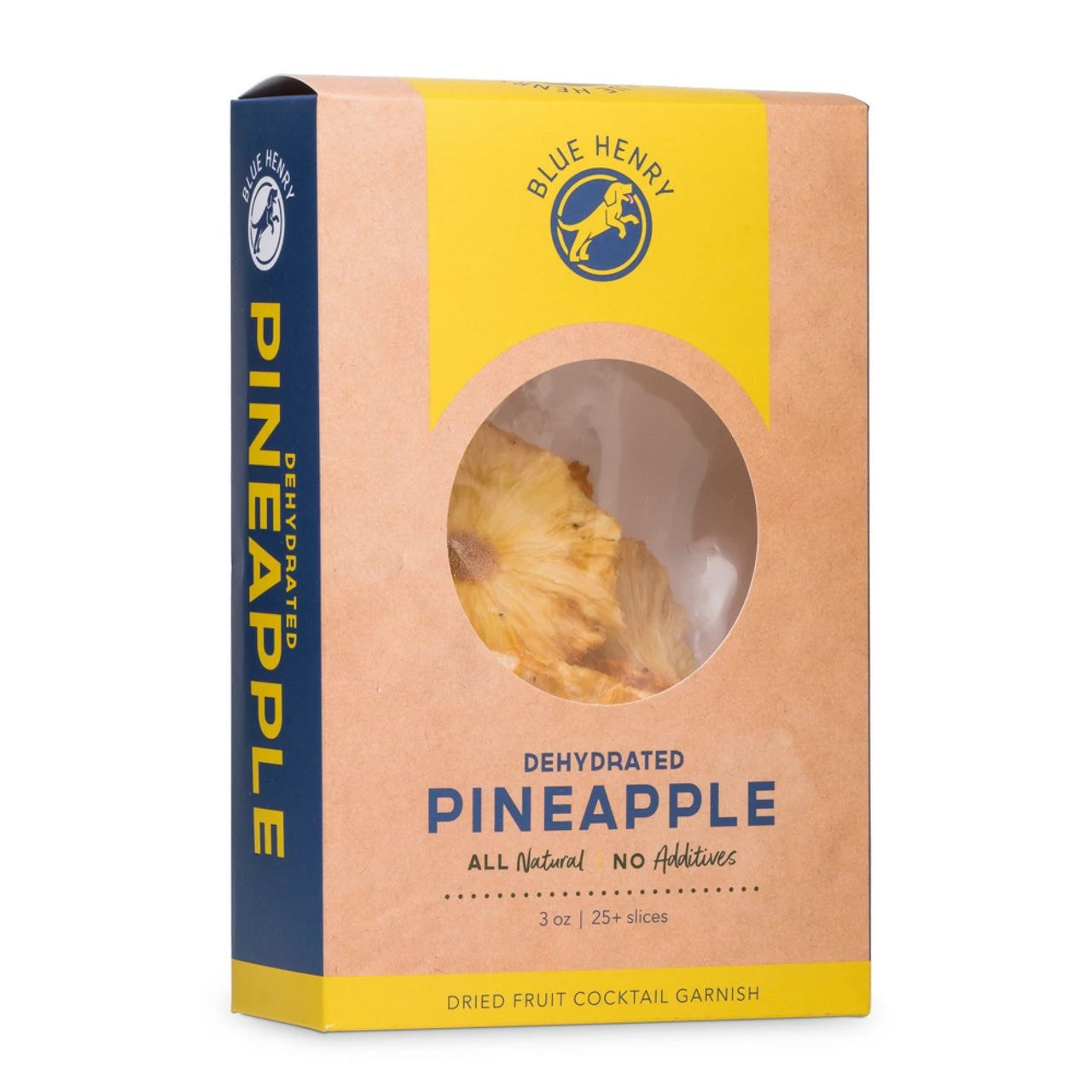 Blue Henry Dehydrated Pineapple Cocktail Garnish - Dried Pineapple Wheels - 3 Oz Pouch - Image 3