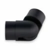Adjustable Flush Elbow - Matte Black - 2" OD