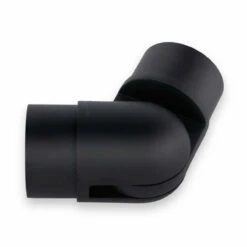 Adjustable Flush Elbow - Matte Black - 2" OD