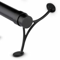 Combination Foot Rail Bracket - Matte Black - 2" OD -PourLab Zone BLK 76912 2 Combination Foot Rail Bracket Matte Black 2 OD 04 73312.1595356534