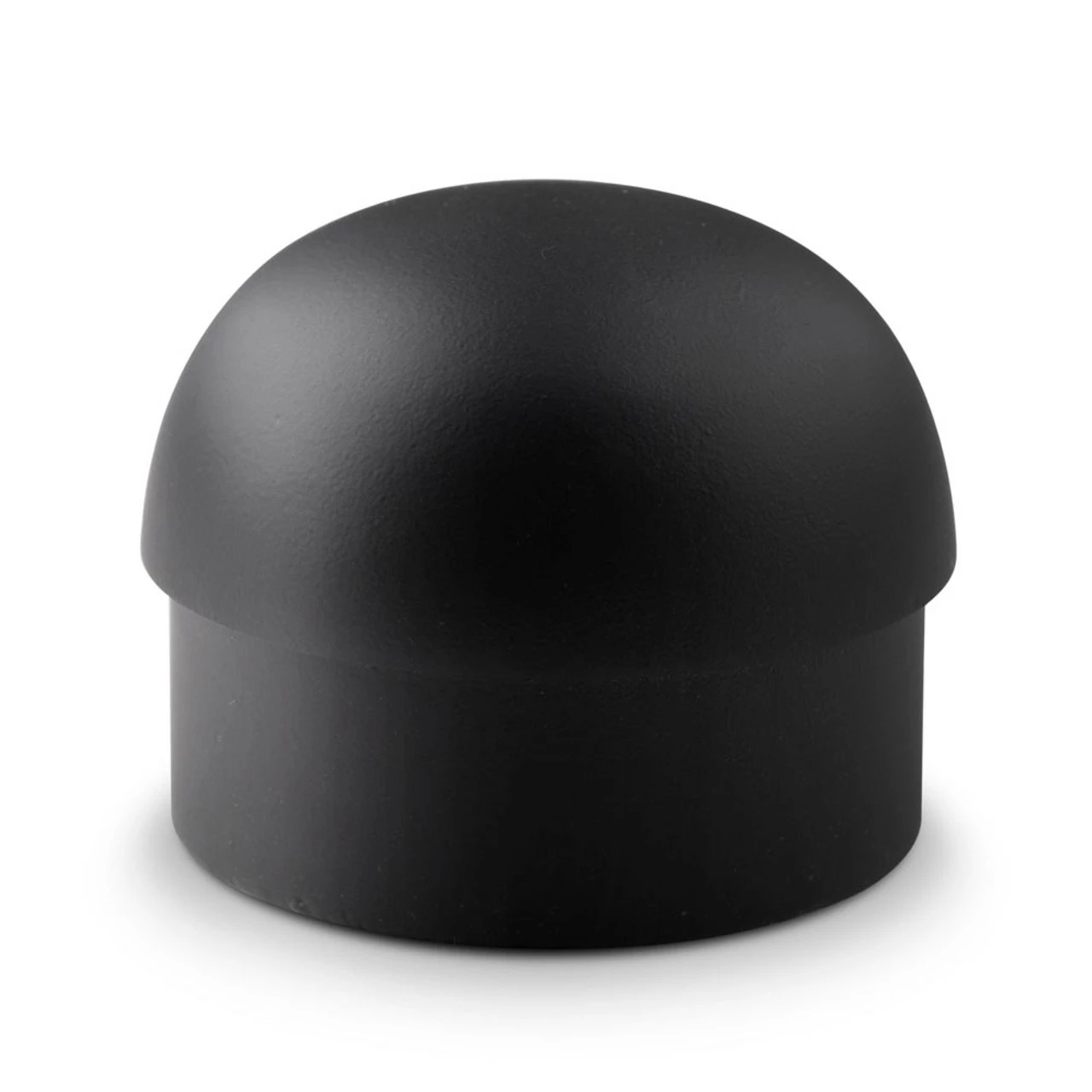 Domed End Cap - Matte Black - 2" OD 3 Domed End Cap - Matte Black - 2" OD