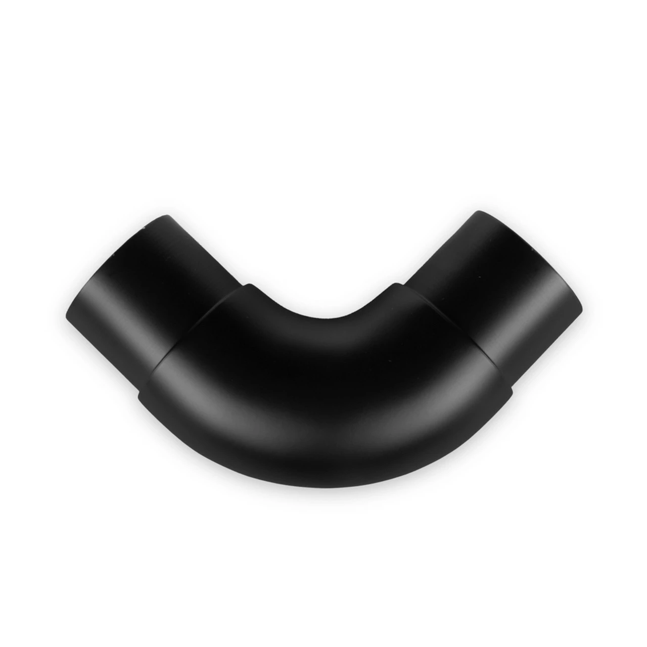 Curved Flush Elbow Fitting 90 Degree - Matte Black - 1.5" OD 4 Curved Flush Elbow Fitting 90 Degree - Matte Black - 1.5" OD - Image 2