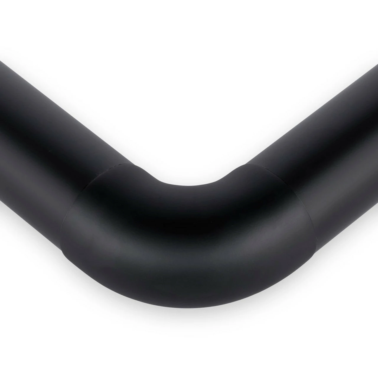 Curved Flush Elbow Fitting 90 Degree - Matte Black - 2" OD 5 Curved Flush Elbow Fitting 90 Degree - Matte Black - 2" OD - Image 3