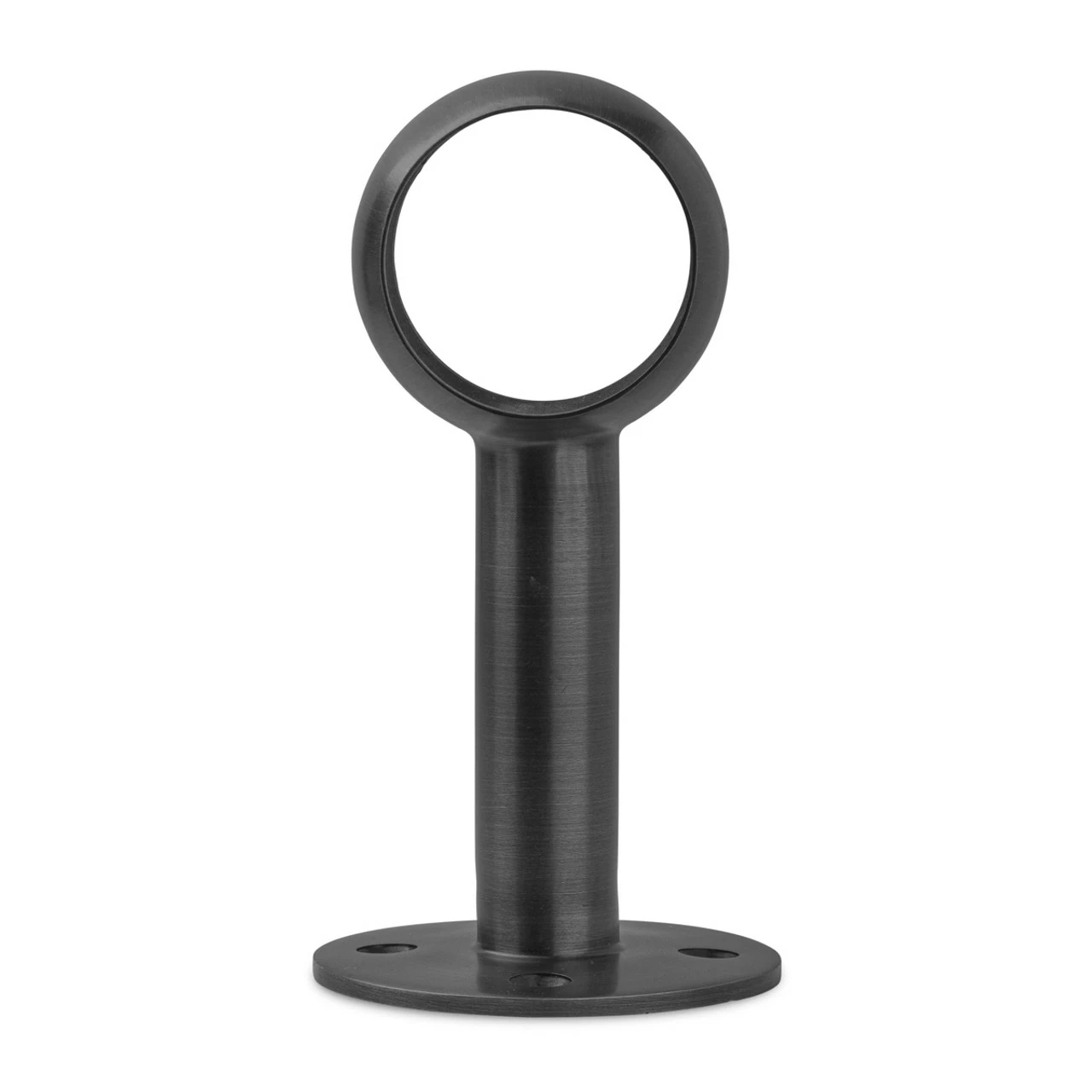 Rounded Center Post Bracket - Blackened Steel - 2" OD 5 Rounded Center Post Bracket - Blackened Steel - 2" OD - Image 3