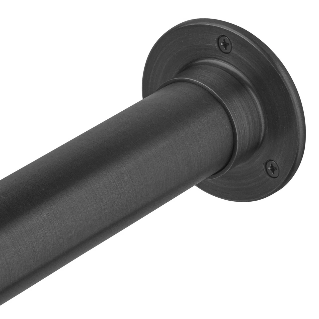 4" Wall Flange - Blackened Steel - 2" OD 6 4" Wall Flange - Blackened Steel - 2" OD - Image 4