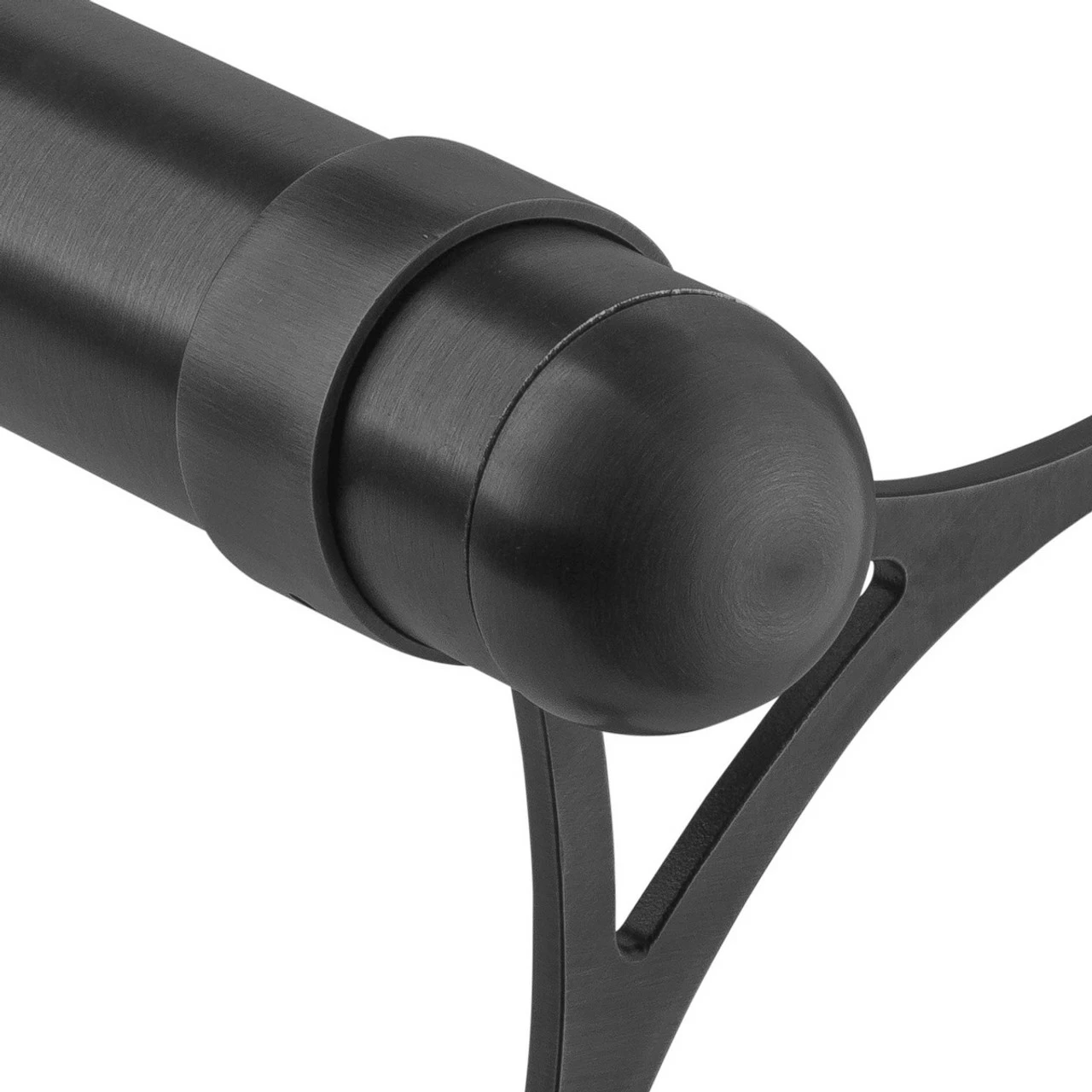 Domed End Cap - Blackened Steel - 2" OD - Image 3