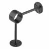 90 Deg. Post Foot Rail Bracket - Blackened Steel - 2" OD -PourLab Zone BLKSTL 76979 2 90 deg. Post Foot Rail Bracket Blackened Steel 2in OD 01 63205.1693242916