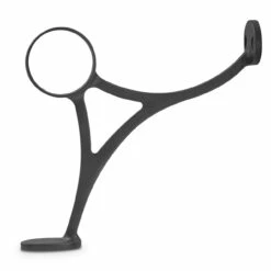 Combination Foot Rail Bracket - Blackened Steel - 2" OD -PourLab Zone BLKSTL NS912 2 Combination Foot Rail Bracket Blackened Steel 2in OD 03 57571.1693242942