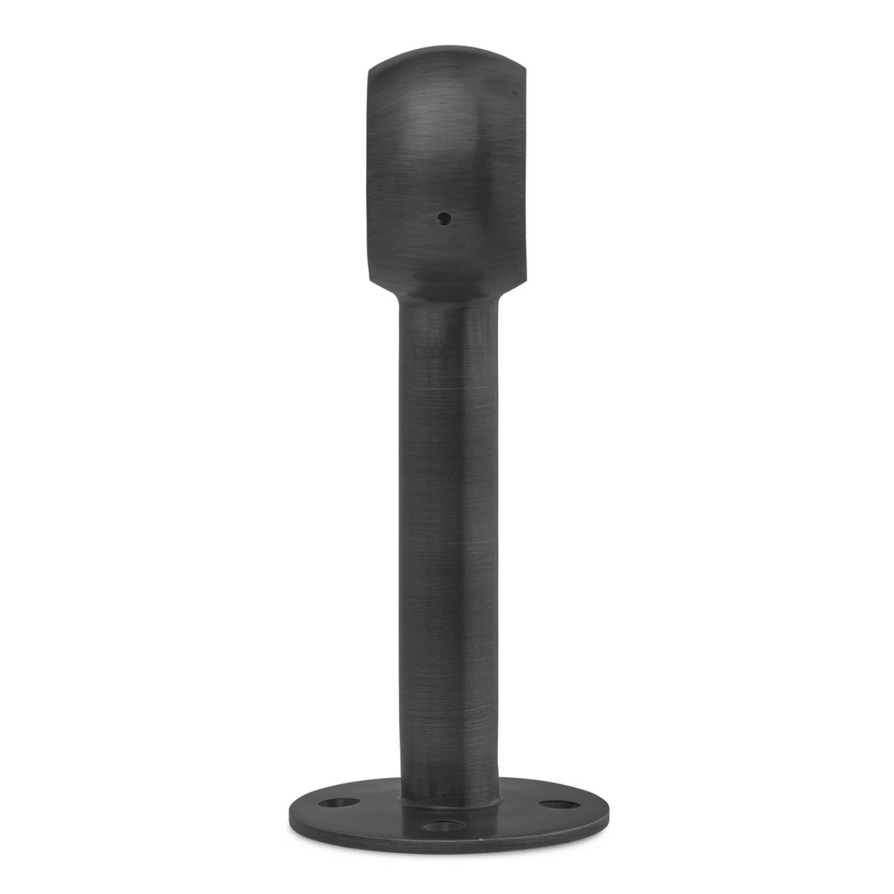 Tall Rounded Center Post Bracket - Blackened Steel - 2" OD - Image 2