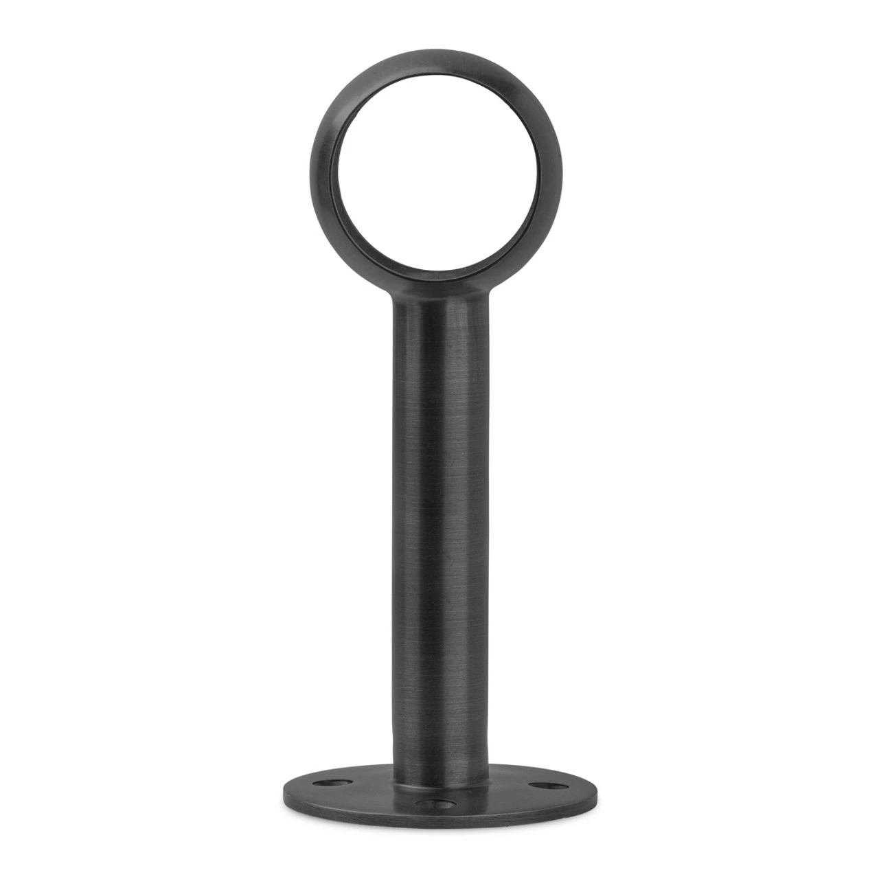 Tall Rounded Center Post Bracket - Blackened Steel - 2" OD - Image 3