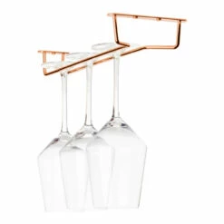 Glass Hanger Rack - Copper Plated - 12"L -PourLab Zone BS VPS 12 COP Glass Hanger Rack Copper Plated 12L 03 55280.1671552951