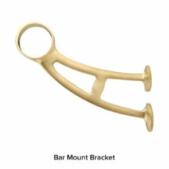 Satin Brushed Brass Bar Foot Rail Kit 11 Satin Brushed Brass Bar Foot Rail Kit -PourLab Zone Brushed Brass Bar Mount Bracket 27419.1611152747