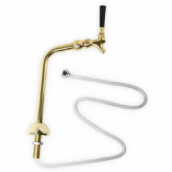 Axis Draft Beer Tower - Brass - 1 Faucet -PourLab Zone C530 Axis Draft Beer Tower Brass 1 Faucet 04 31570.1601057299