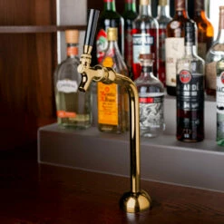 Axis Draft Beer Tower - Brass - 1 Faucet -PourLab Zone C530 Axis Draft Beer Tower Brass 1 Faucet 05 26684.1601057299