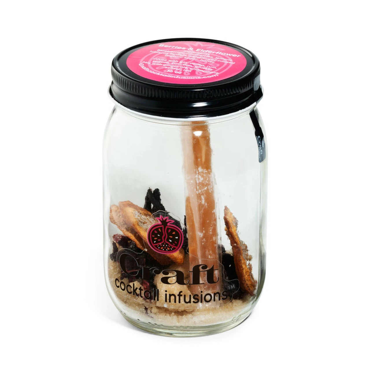 Craft Cocktail Infusions Berries & Elderflower Infusion Jar - 16 Oz