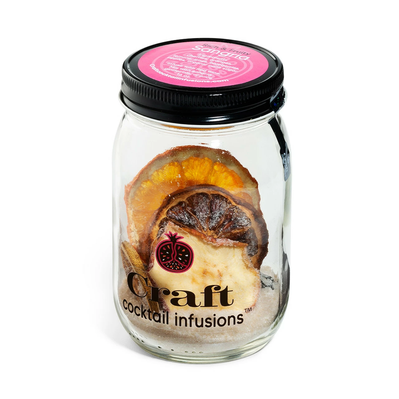 Craft Cocktail Infusions Rich & Fruity Sangria Infusion Jar - 16 Oz