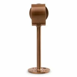 90 Deg. Post Foot Rail Bracket - Sunset Copper - 2" OD -PourLab Zone COP 76979 2 90 Degree Post Foot Rail Sunset Copper 2 OD 02 33519.1600435356