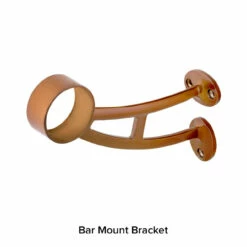Sunset Copper Bar Foot Rail Kit -PourLab Zone COP NS913 2 Bar Mount Foot Rail Bracket Sunset Copper 2 OD 01 42136.1599583183