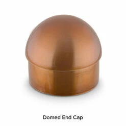 Sunset Copper Bar Foot Rail Kit -PourLab Zone COP S937 2 Domed End Cap Sunset Copper 2 OD 01 33808.1599583183
