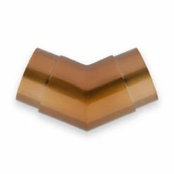 Flush Angle Fitting 135(45) Degree - Sunset Copper - 2" OD -PourLab Zone COP S960 2 Flush Angle Fitting 13545 Degree Sunset Copper 2 OD 02 51285.1595358856